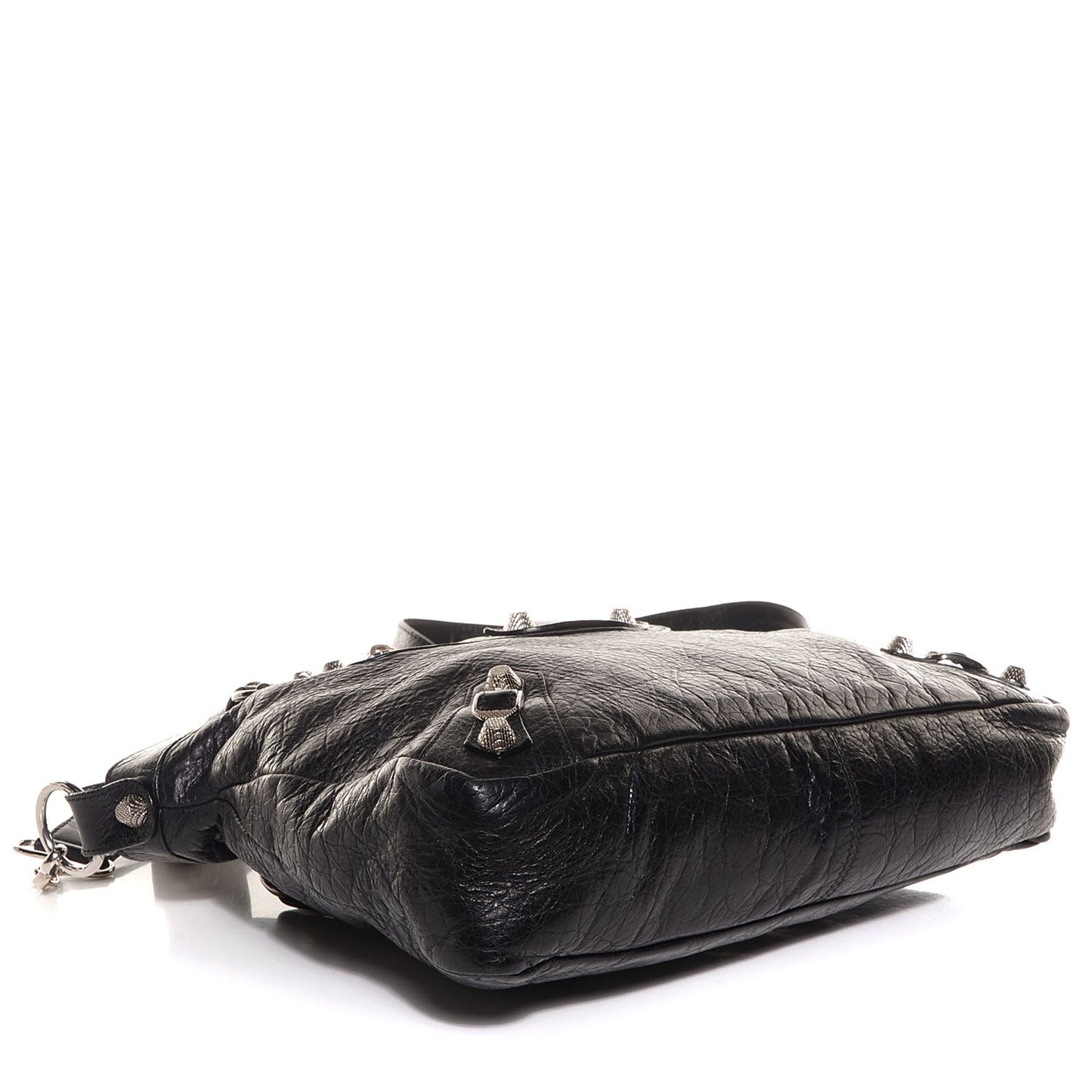 Agneau Giant 12 Silver Hardware Town Black