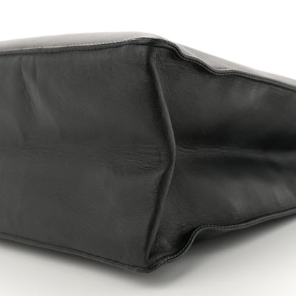 Chanel Lambskin CC Tote Black 10 of 11