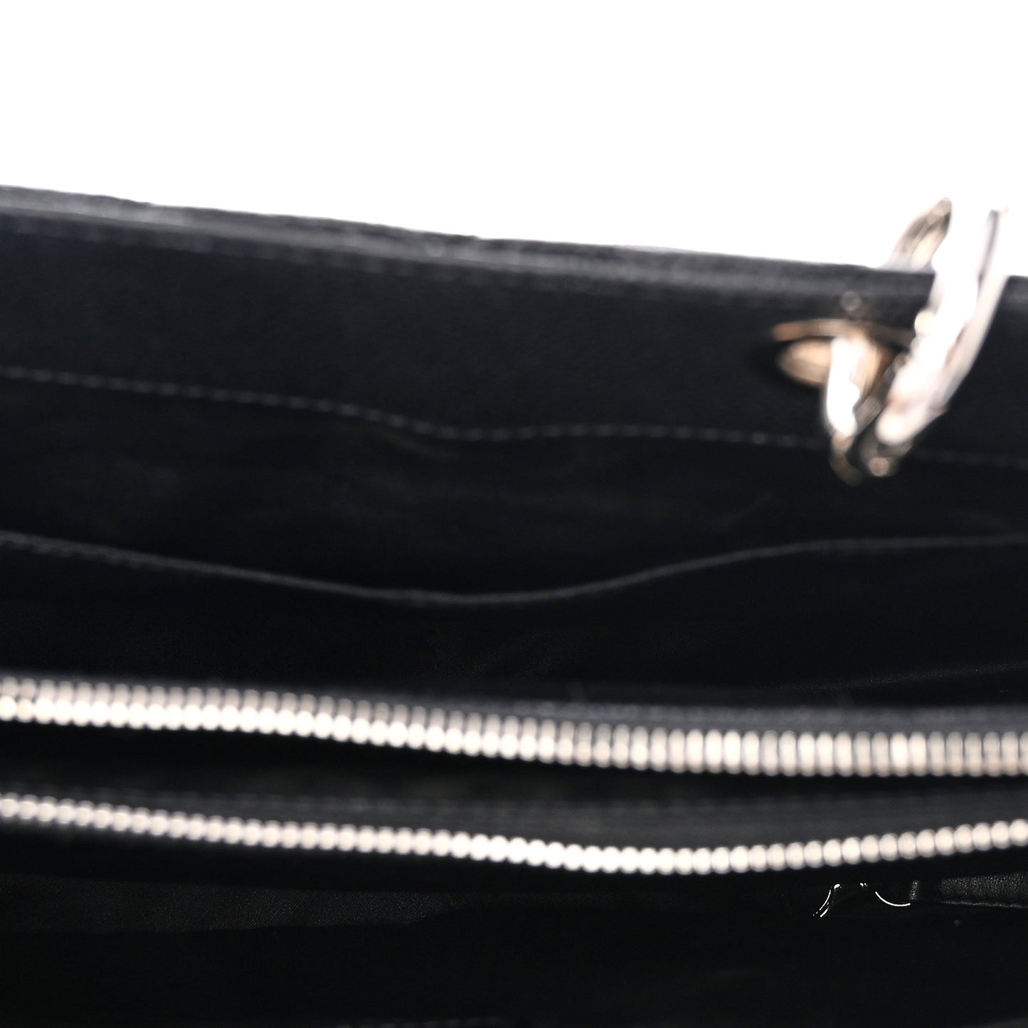 Caviar Quilted Grand Shopping Tote GST Black