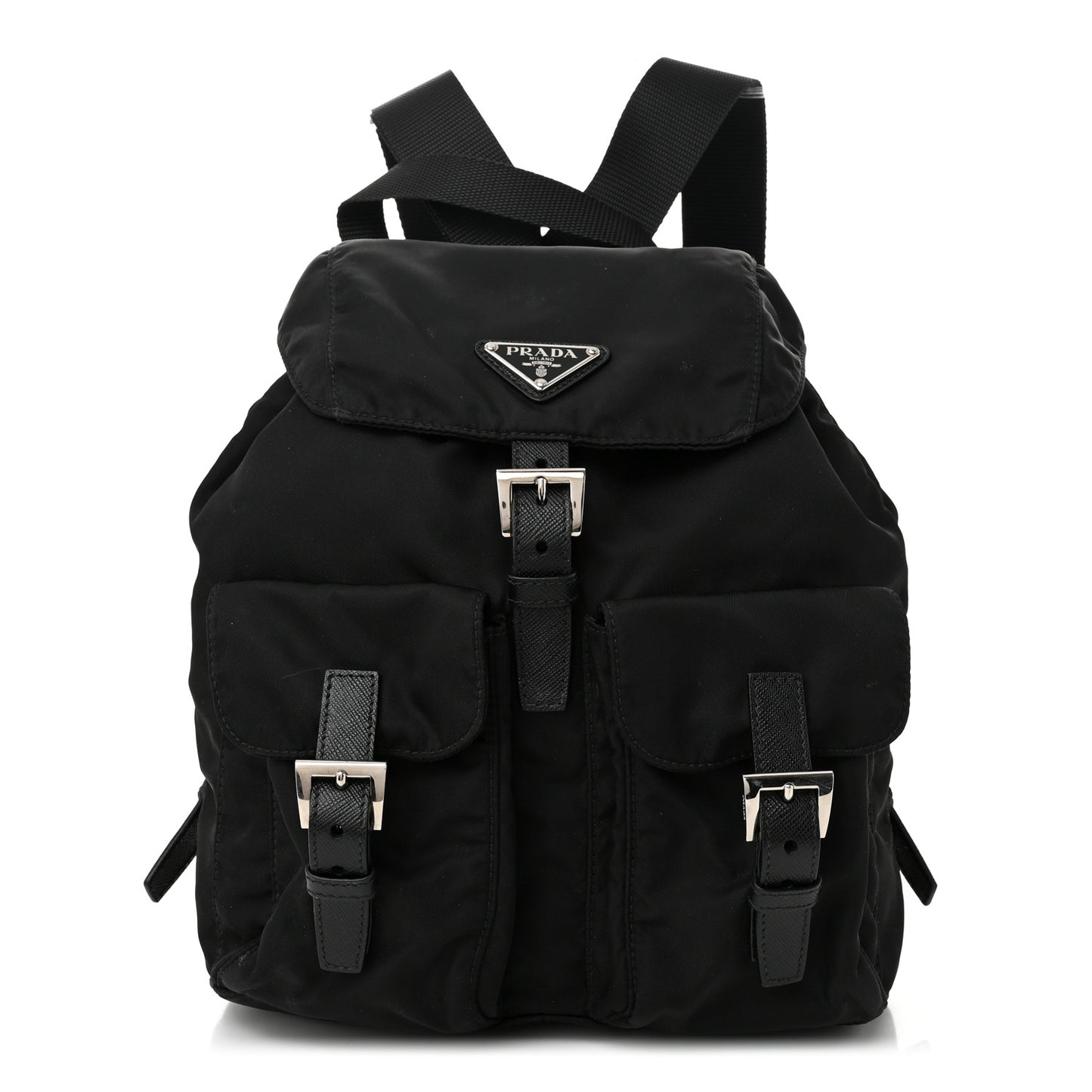 Tessuto Nylon Vela Small Backpack Black