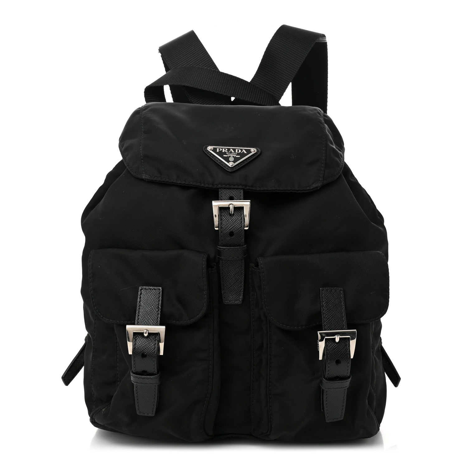 Prada Tessuto Nylon Vela Small Backpack Black 1 of 10