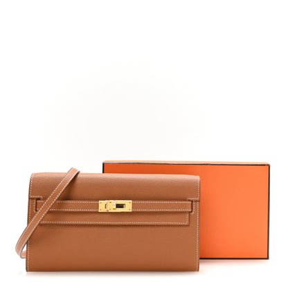 Hermes Epsom Kelly Wallet To Go Gold 11 of 11