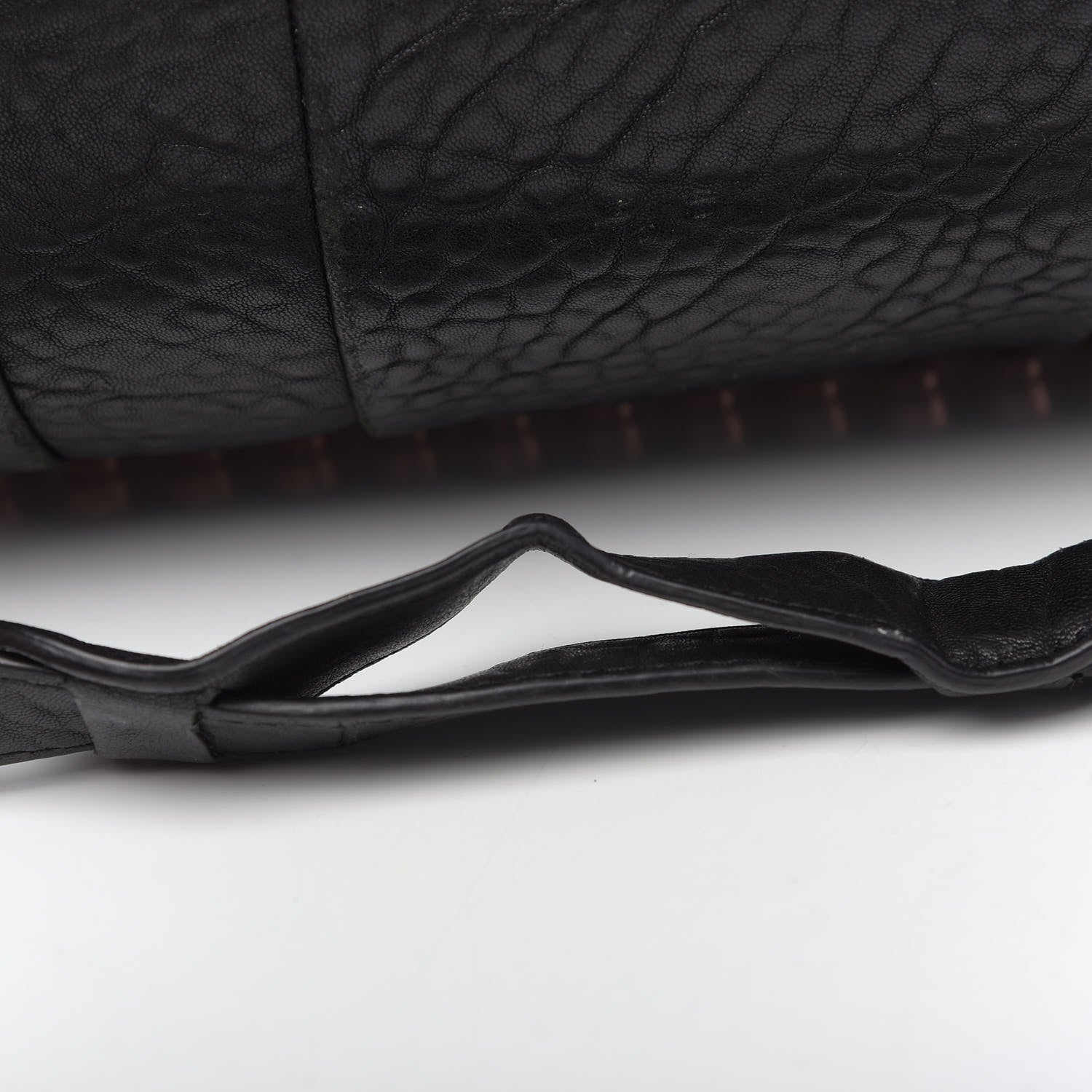 Alexander Wang Pebbled Lambskin Rocco Black Rose Gold Hardware 13 of 15