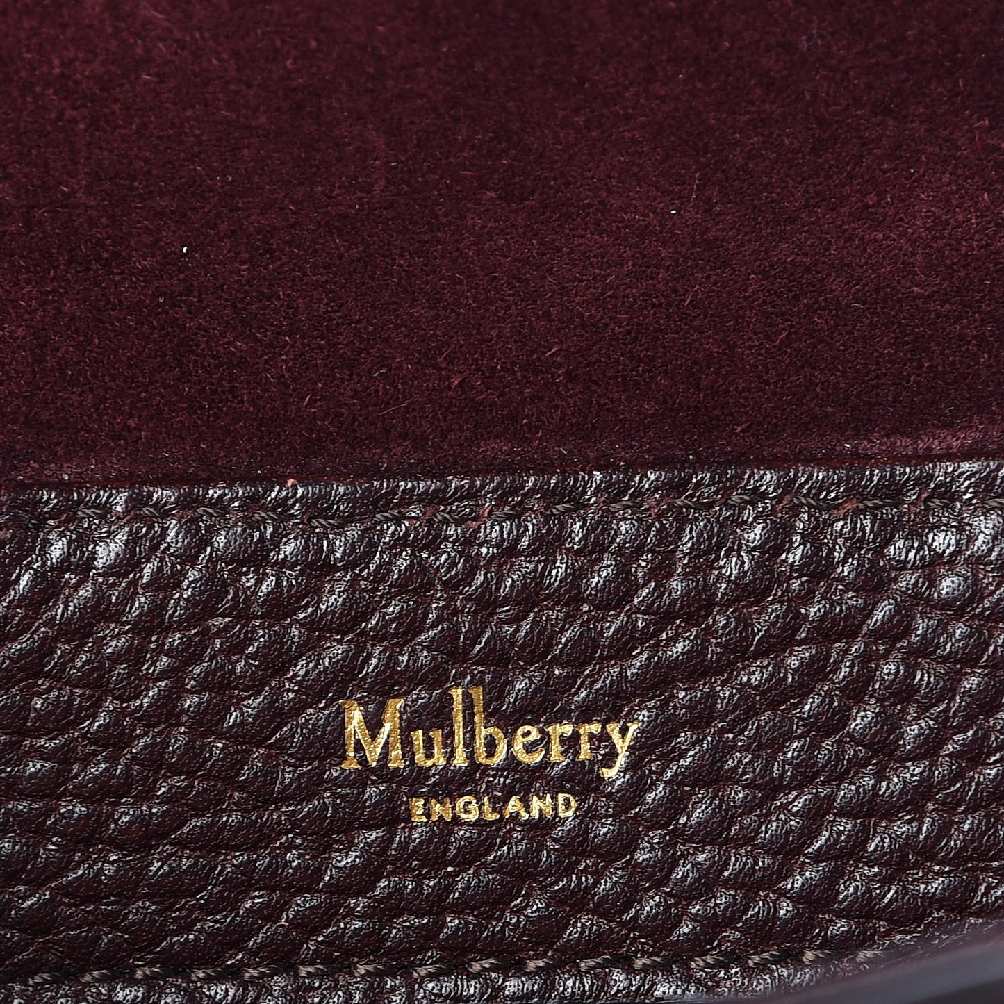 Classic Grain Calfskin Mini Bayswater Backpack Oxblood