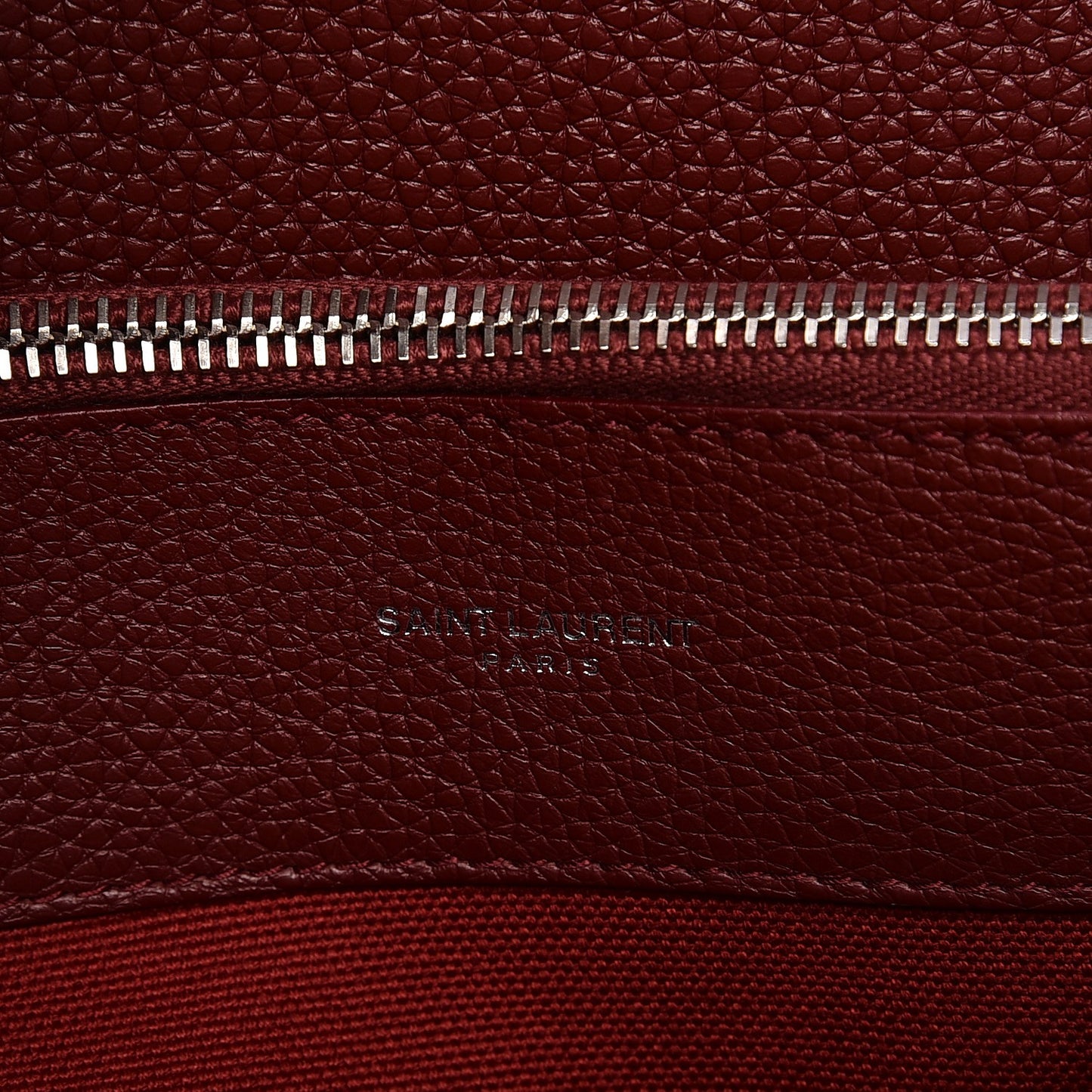 Grained Calfskin Small Supple Sac De Jour Dark Pallisandre