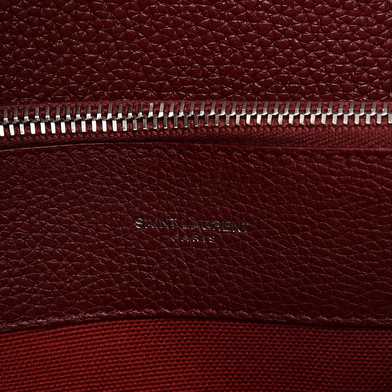 Saint Laurent Grained Calfskin Small Supple Sac De Jour Dark Pallisandre 7 of 11