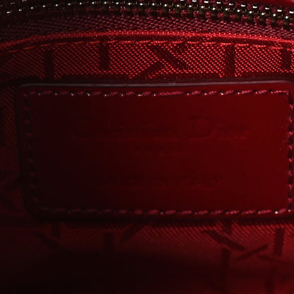 Christian Dior Patent Cannage Mini Lady Dior Red 6 of 10