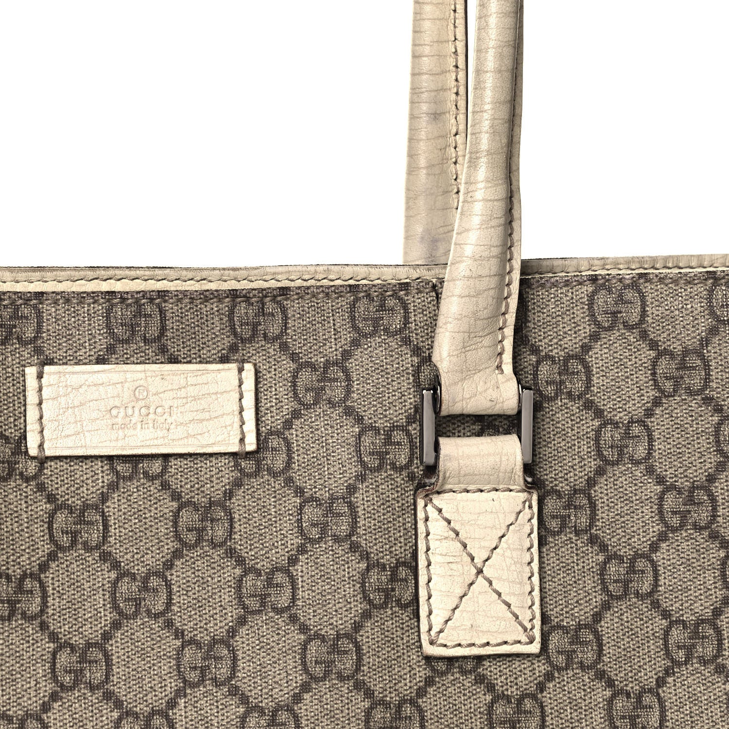 Gucci GG Plus Monogram Vertical Tote Off White 11 of 20