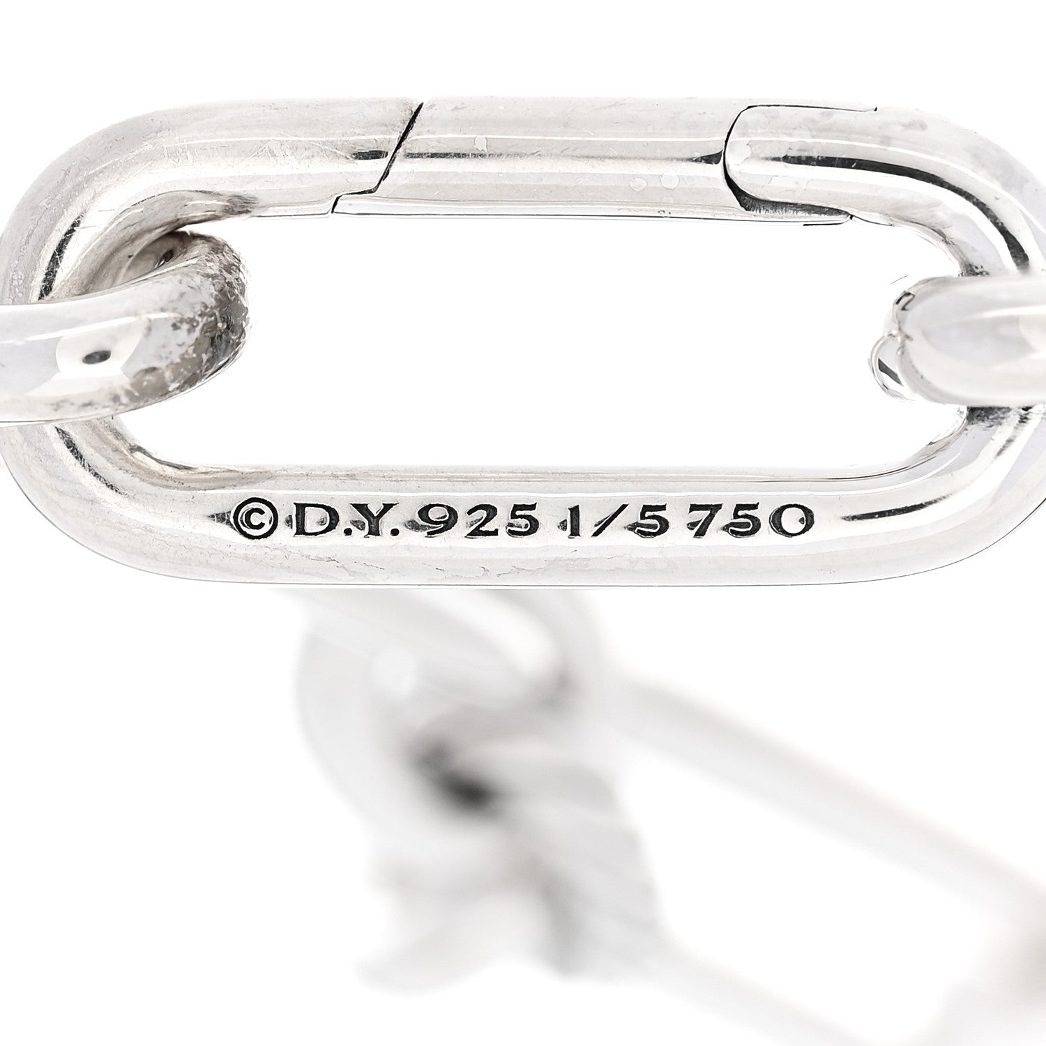 David Yurman Sterling Silver 18K Yellow Gold Lexington Chain Bracelet 3 of 3