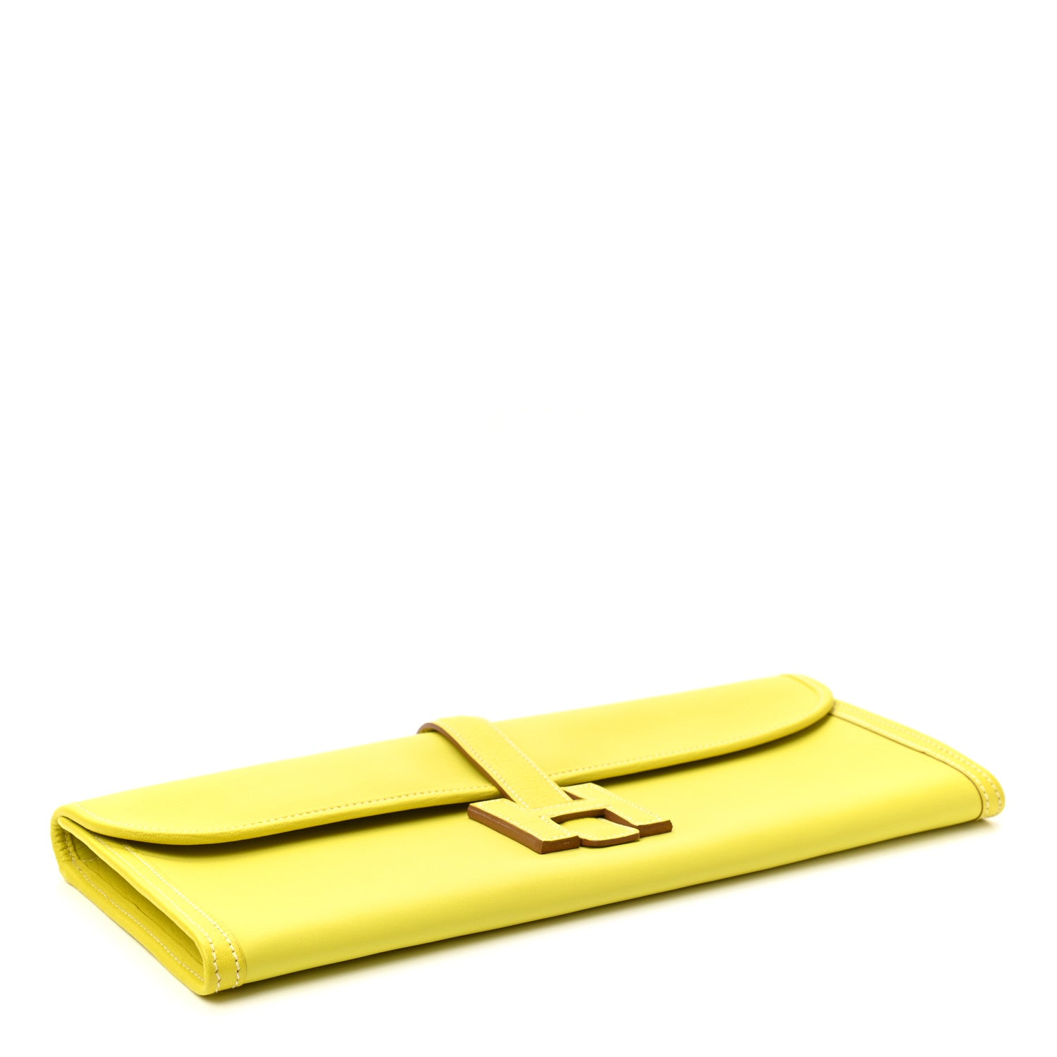 Hermes Swift Jige Elan 35 Clutch Lime 4 of 8