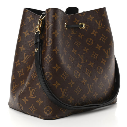 Louis Vuitton Monogram Neonoe MM Black 3 of 9