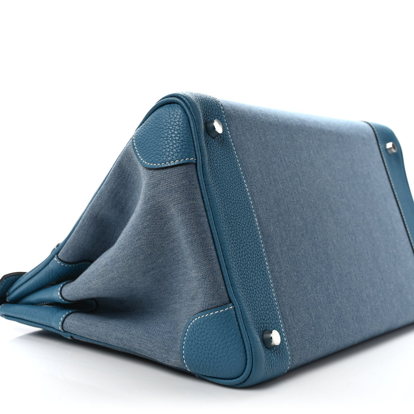 Denim Togo Horseshoe Birkin 35 Blue Jean
