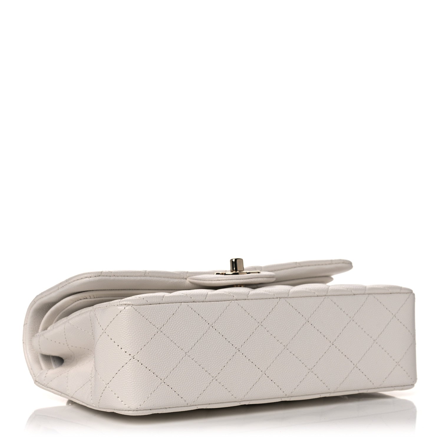 Chanel Caviar Quilted Small Double Flap White 3 of 9