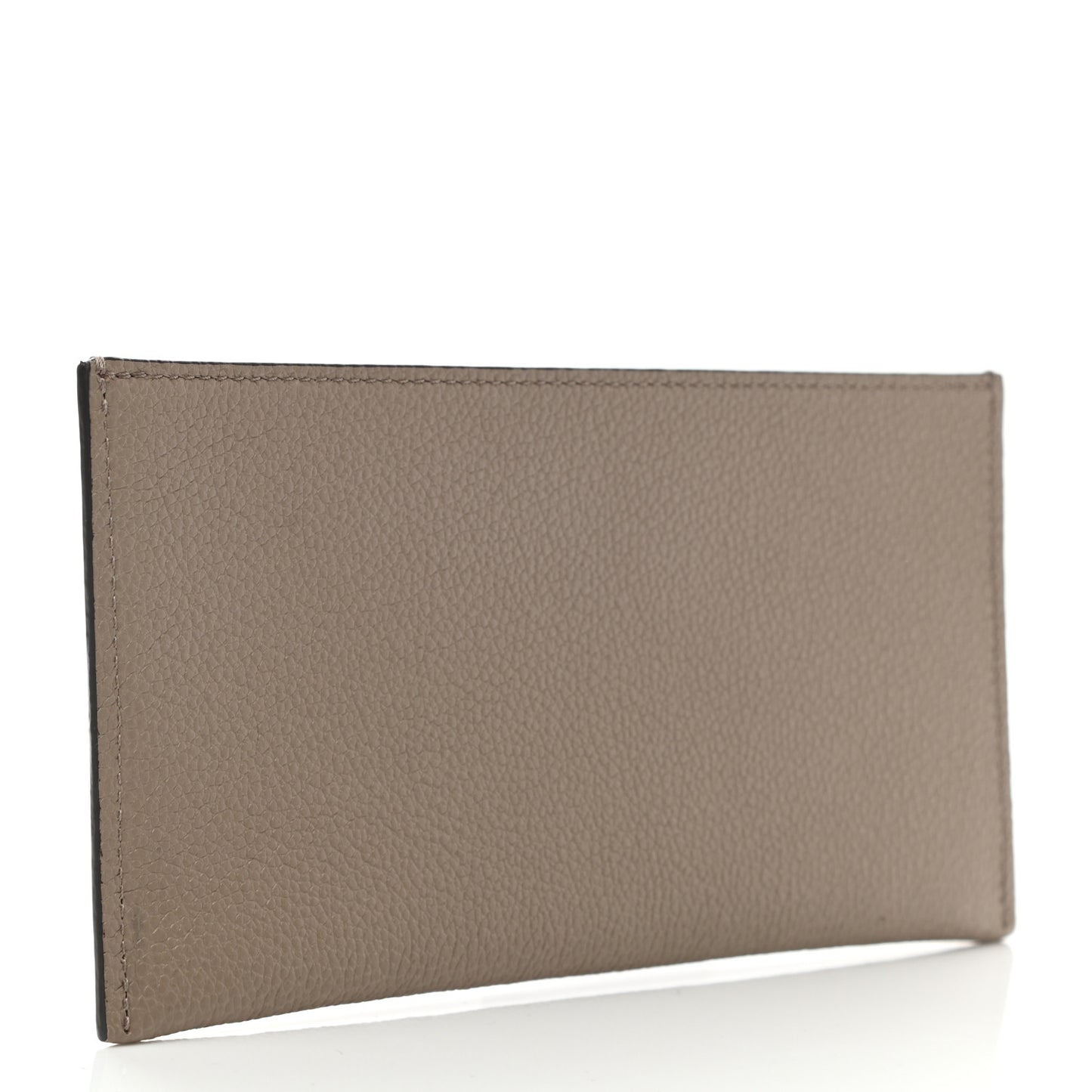 Calfskin Felicie Chain Wallet Card Holder Insert Tourterelle