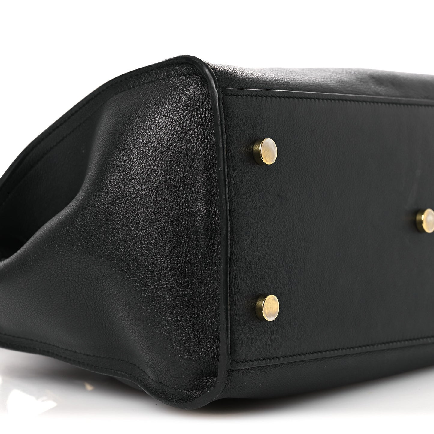 Calfskin Small Monogram Cabas Black