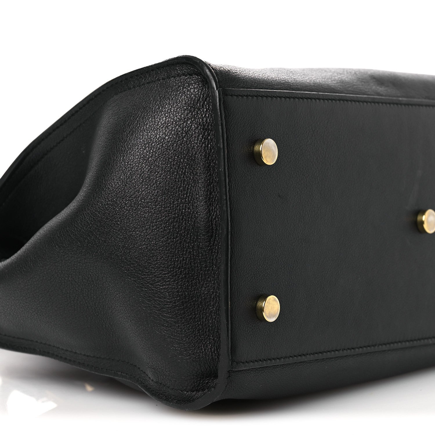 Saint Laurent Calfskin Small Monogram Cabas Black 9 of 15