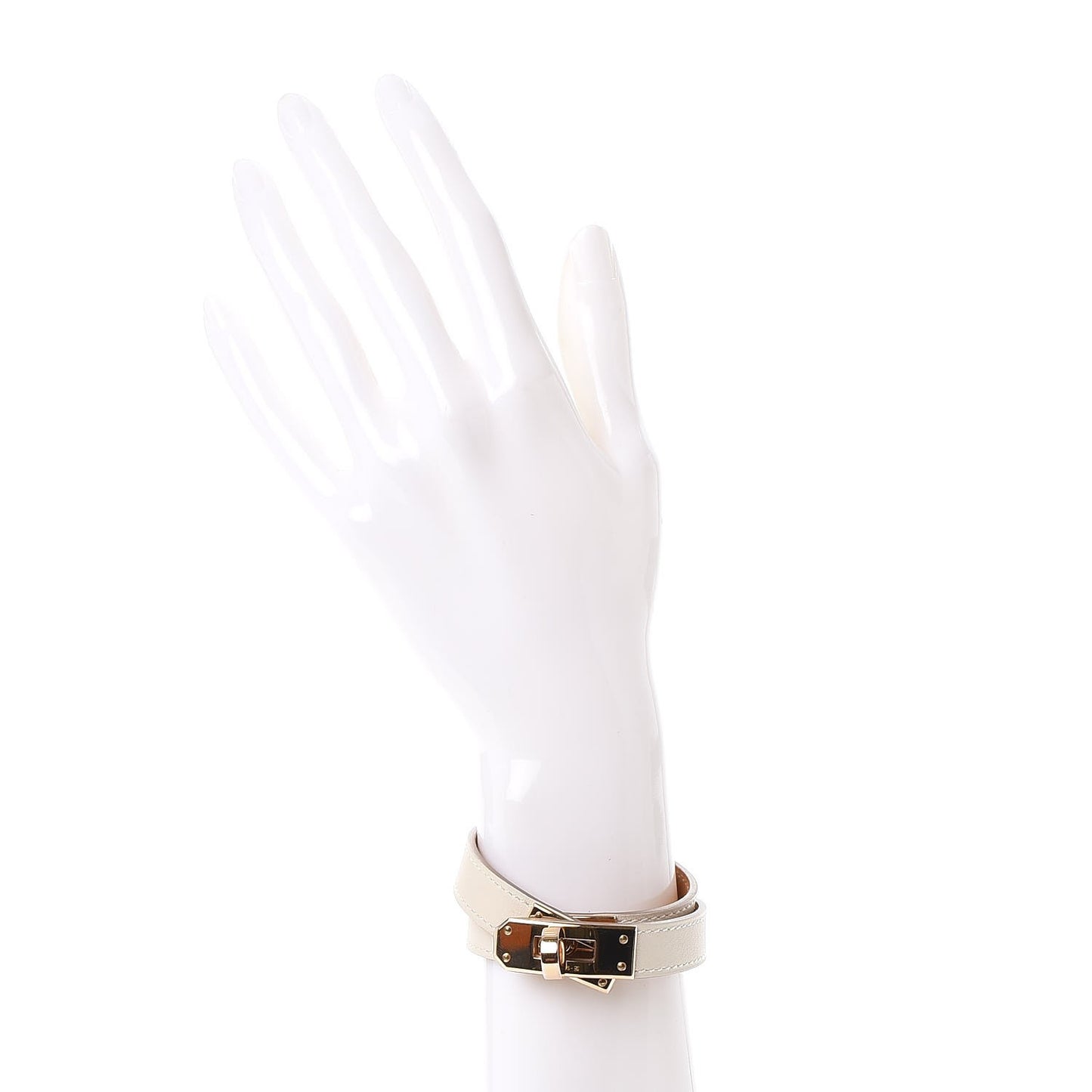 Swift Kelly Double Tour Bracelet S Craie