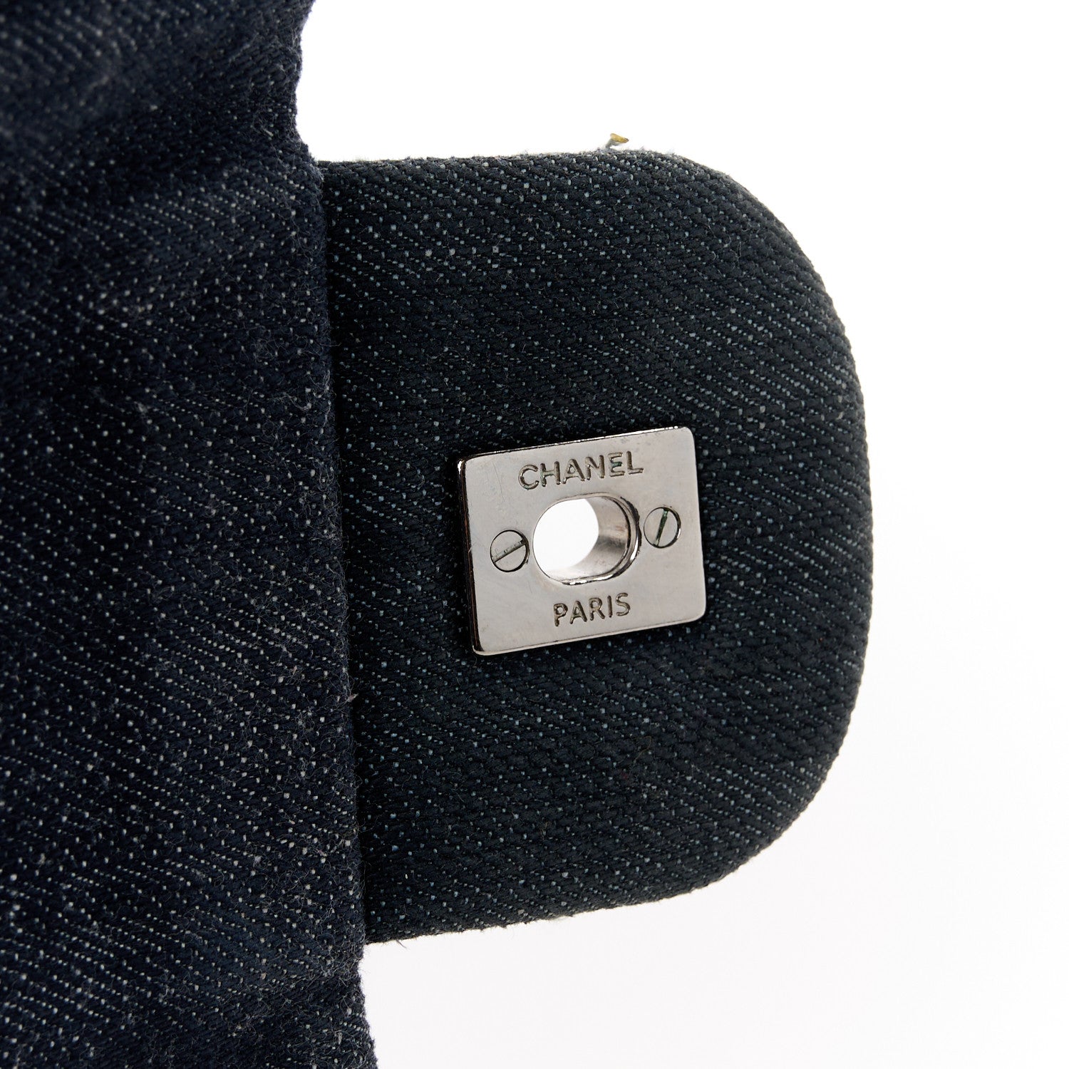 Chanel Denim Tweed Patchwork Jumbo Single Flap Multicolor 7 of 12
