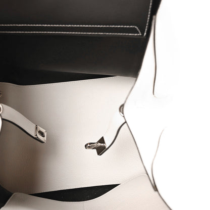 Christian Dior Supple Grained Calfskin Large Open Bar Tote White 5 of 10