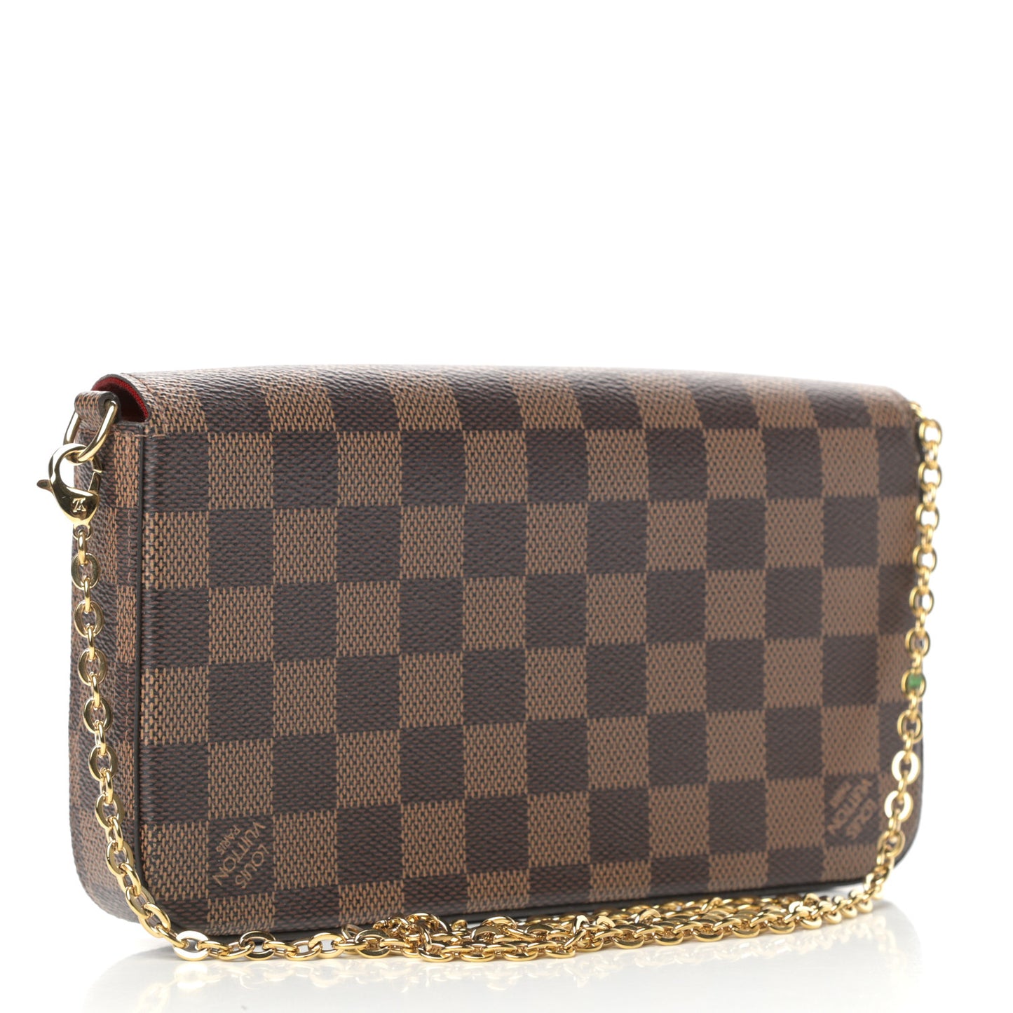 Damier Ebene Pochette Felicie Chain Wallet