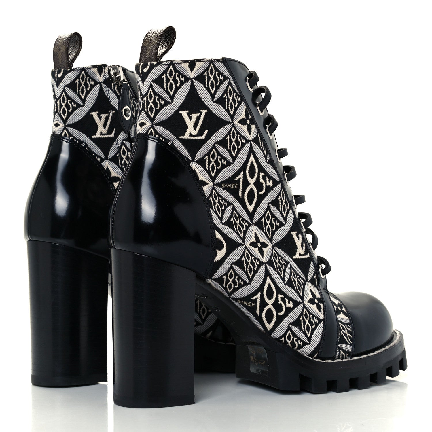 Louis Vuitton Since 1854 Star Trail Ankle Boots 38 Blue 4 of 11