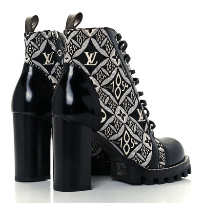 Louis Vuitton Since 1854 Star Trail Ankle Boots 38 Blue 4 of 11