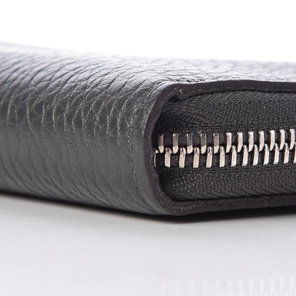 Louis Vuitton Taurillon Vertical Zippy Wallet Charcoal 8 of 8