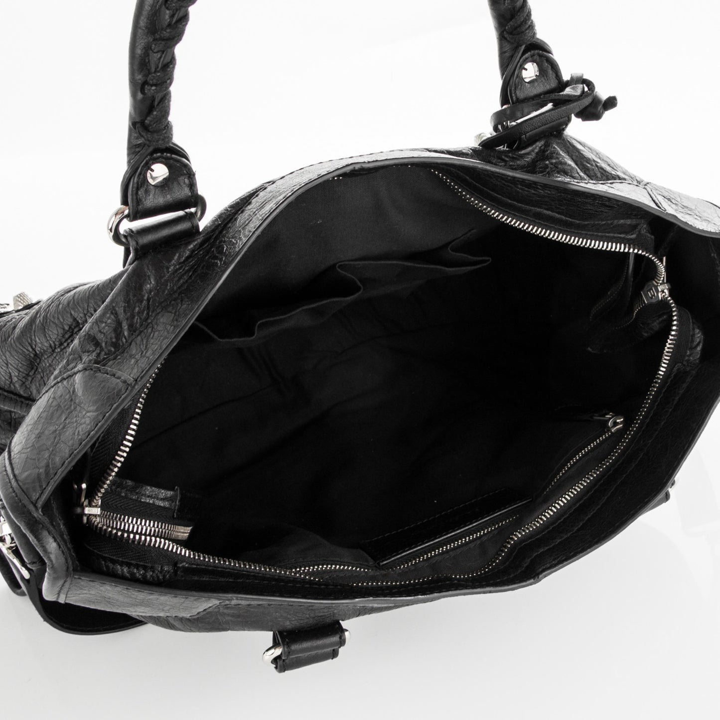 Agneau Giant 12 Silver Hardware City Black