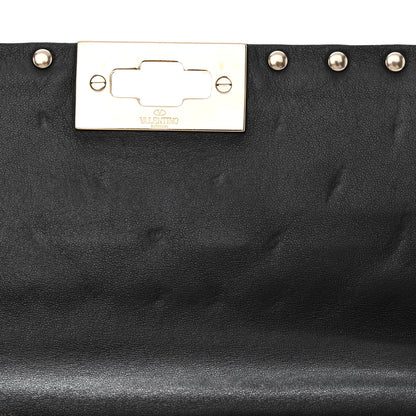 Valentino Garavani Lambskin Medium Rockstud Spike Shoulder Bag Black 11 of 11