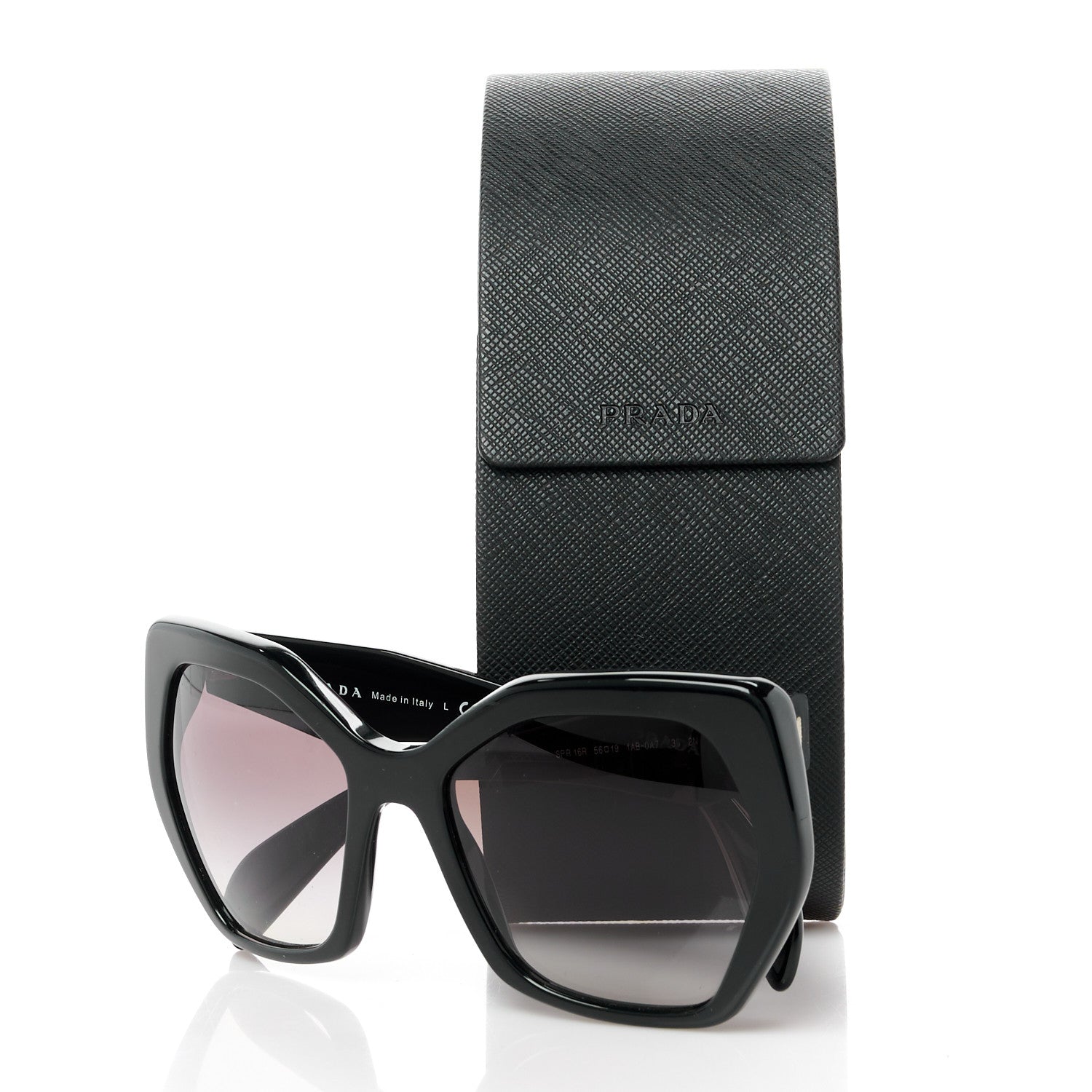 Prada Sunglasses SPR 16R Black 7 of 7
