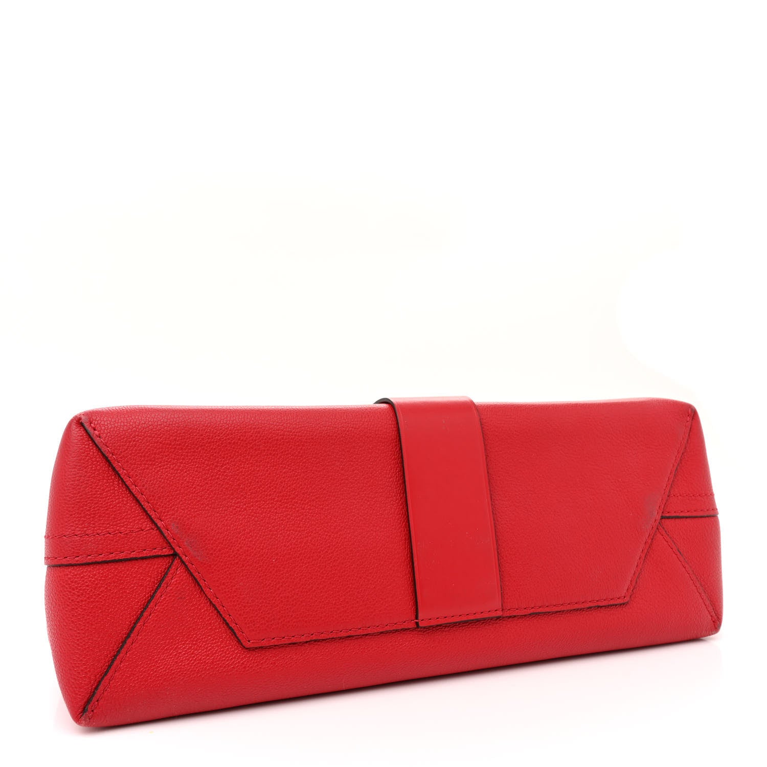 Louis Vuitton Calfskin Monogram Very One Handle Rubis Red 4 of 14