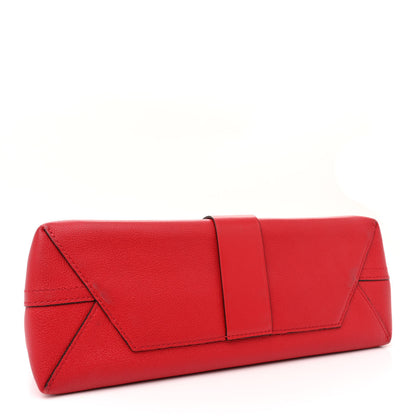Louis Vuitton Calfskin Monogram Very One Handle Rubis Red 4 of 14