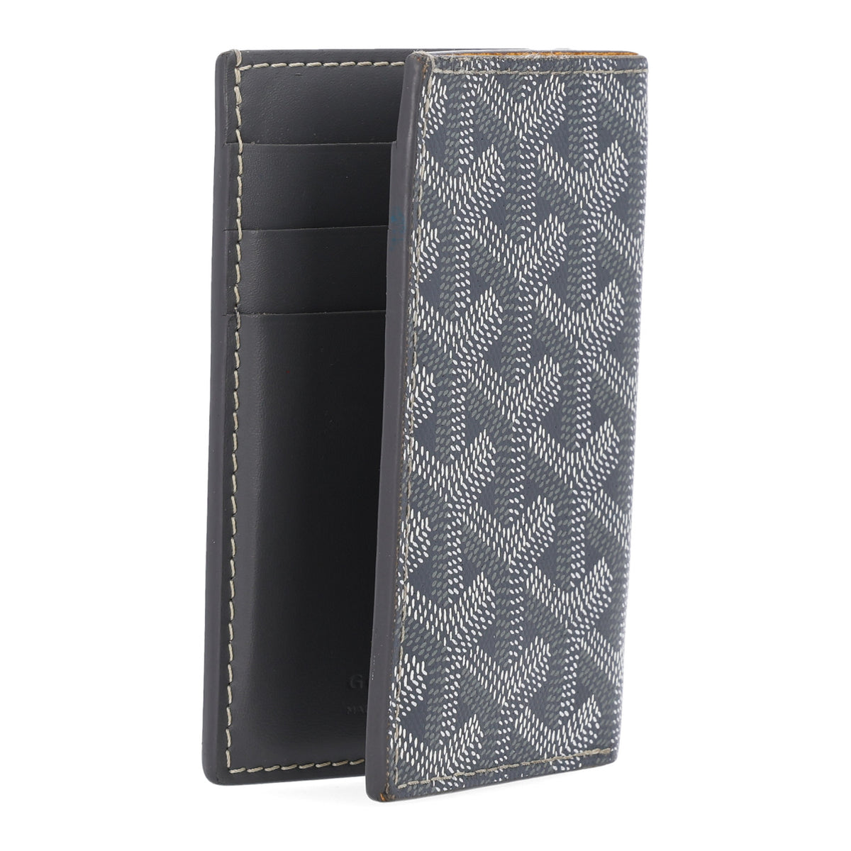Goyardine Saint Pierre Card Holder Grey