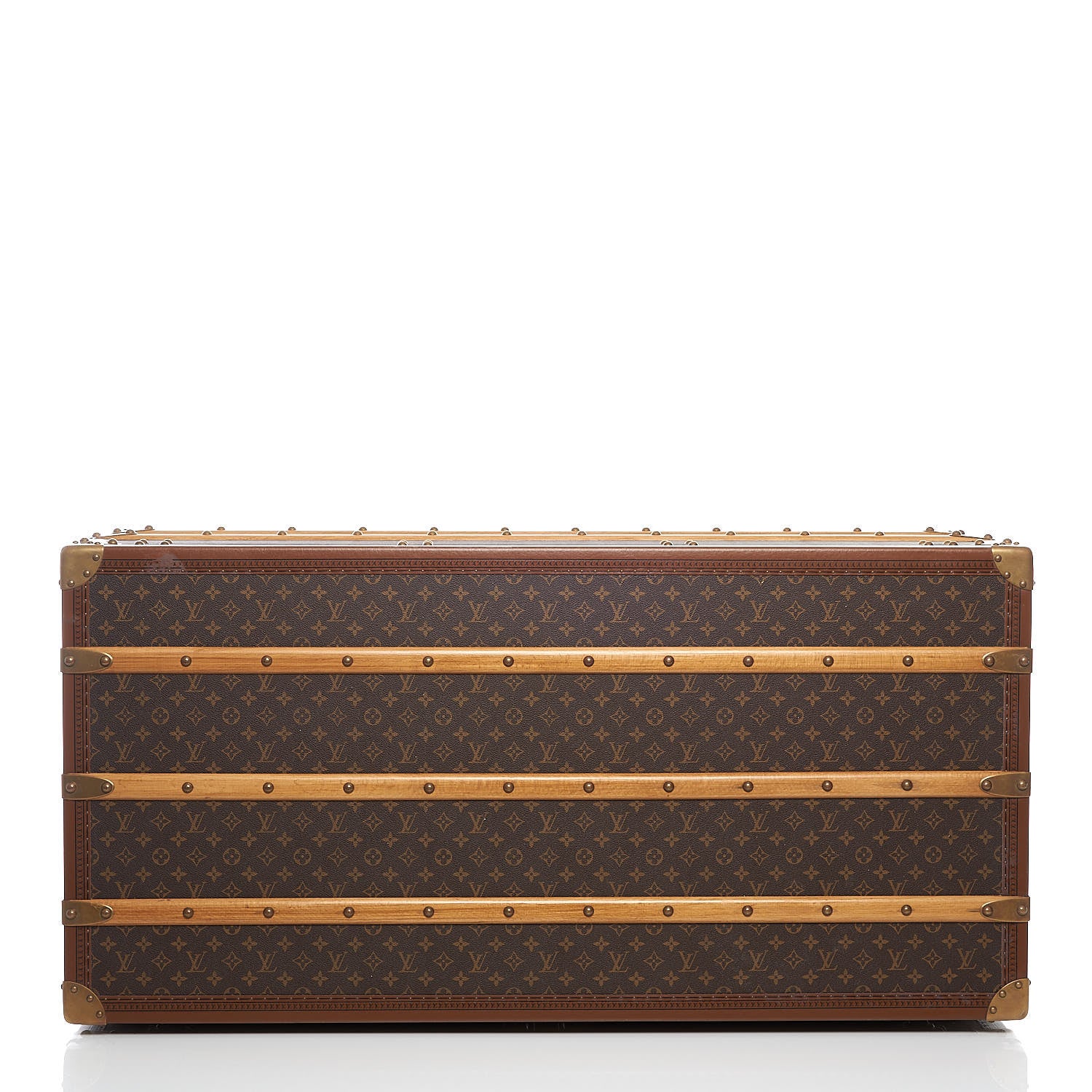 Louis Vuitton Monogram Malle Courrier Lozine Trunk 110 10 of 50