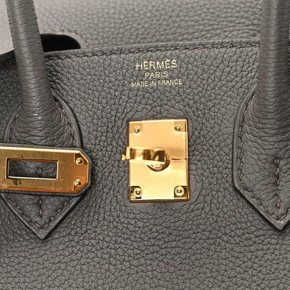 Hermes Togo Birkin 25 Etain 6 of 11