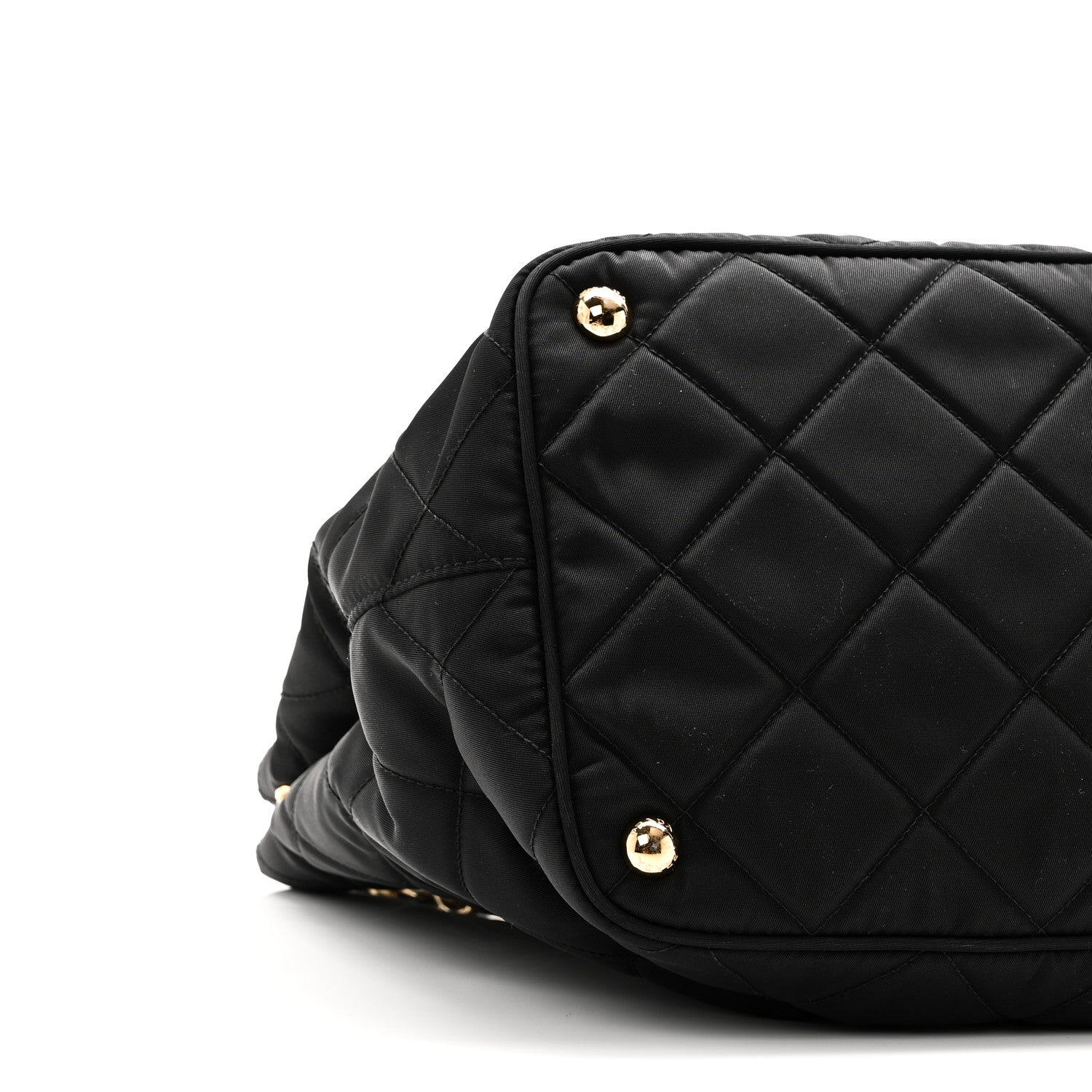 Prada Nylon Tessuto Impuntu Quilted Tote Black 8 of 9