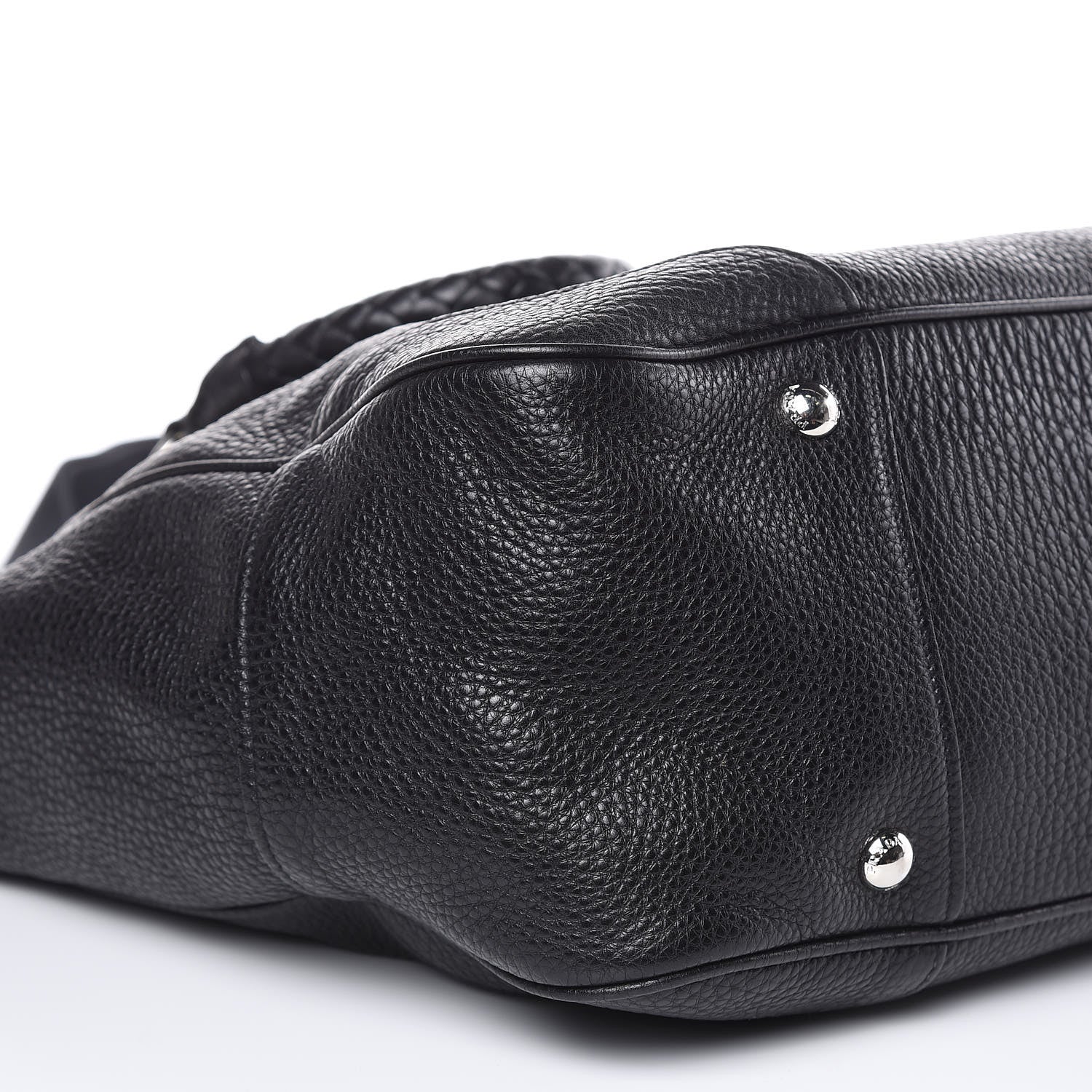 Prada Vitello Daino Braided Hobo Nero Black 8 of 12