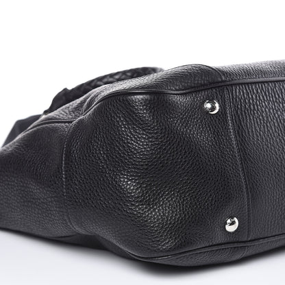 Prada Vitello Daino Braided Hobo Black 8 of 12
