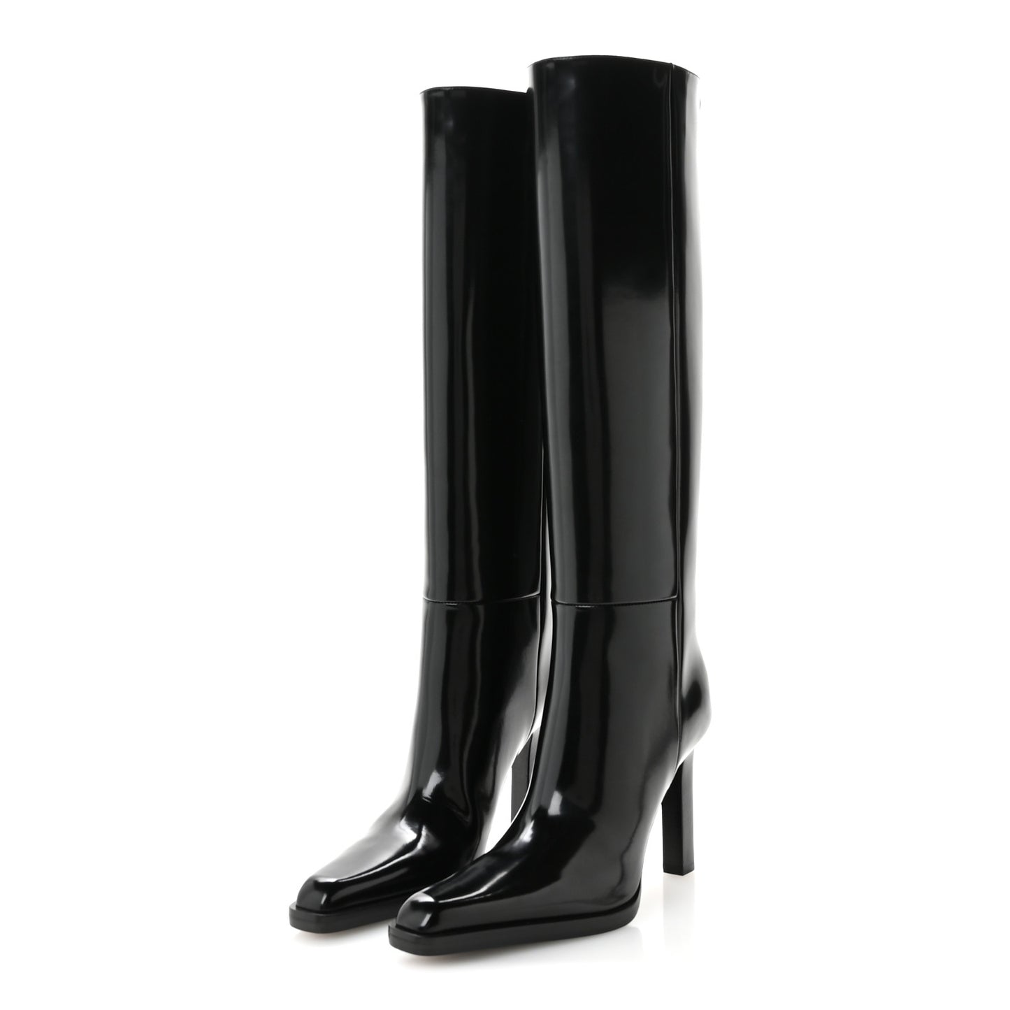 Vitello Marilyn Nina 95 Knee High Boots 38.5 Black