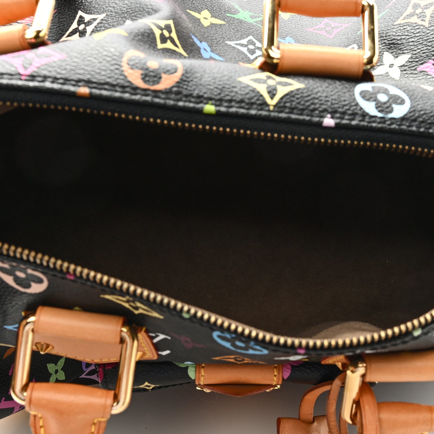 Louis Vuitton Monogram Multicolor Speedy 30 Black 5 of 8