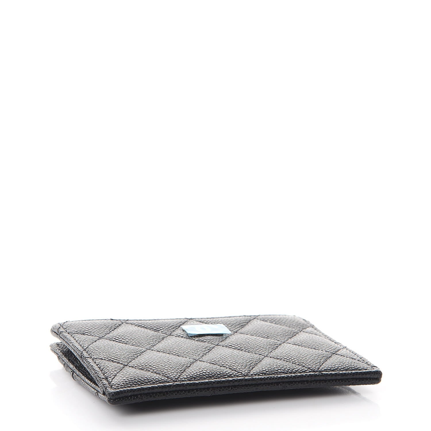 Chanel Caviar Quilted CC Zip Card Holder Black 4 of 8