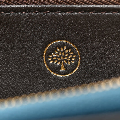 Mulberry Small Classic Grain Medium Zip Around Wallet Ocean Green 5 of 6
