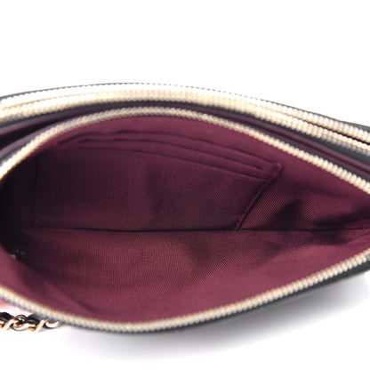 Chanel Lambskin Quilted Small Clutch With Chain Black 7 of 15