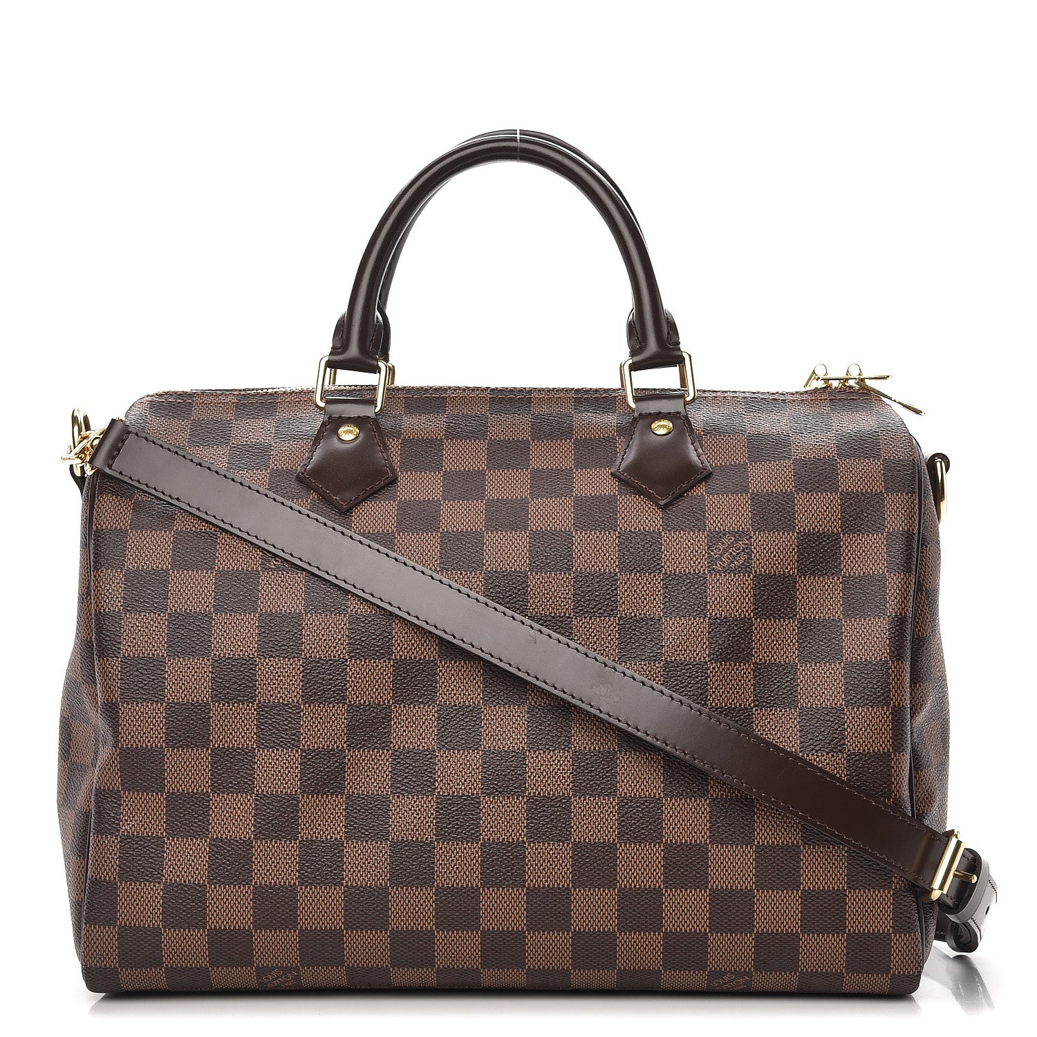 Louis Vuitton Damier Ebene Speedy Bandouliere 30 1 of 10
