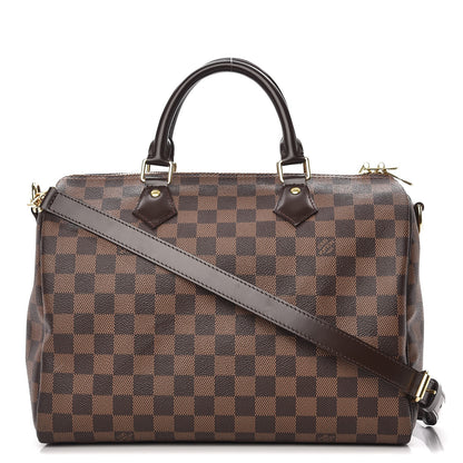 Louis Vuitton Damier Ebene Speedy Bandouliere 30 1 of 10
