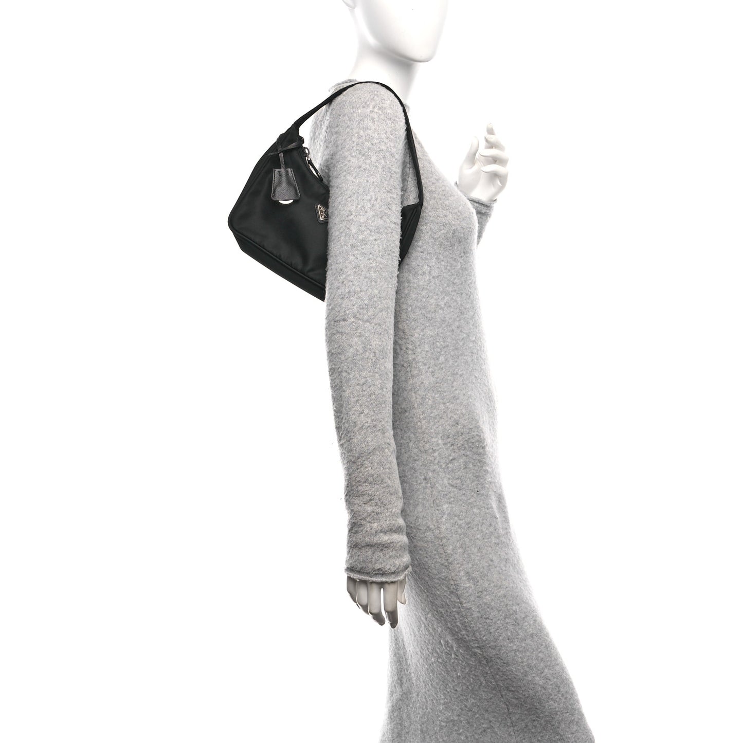 Tessuto Nylon Mini Re-Edition 2000 Bag Black
