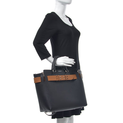 Burberry Soft Grain Calfskin Medium Belt Bag Black 3 of 9