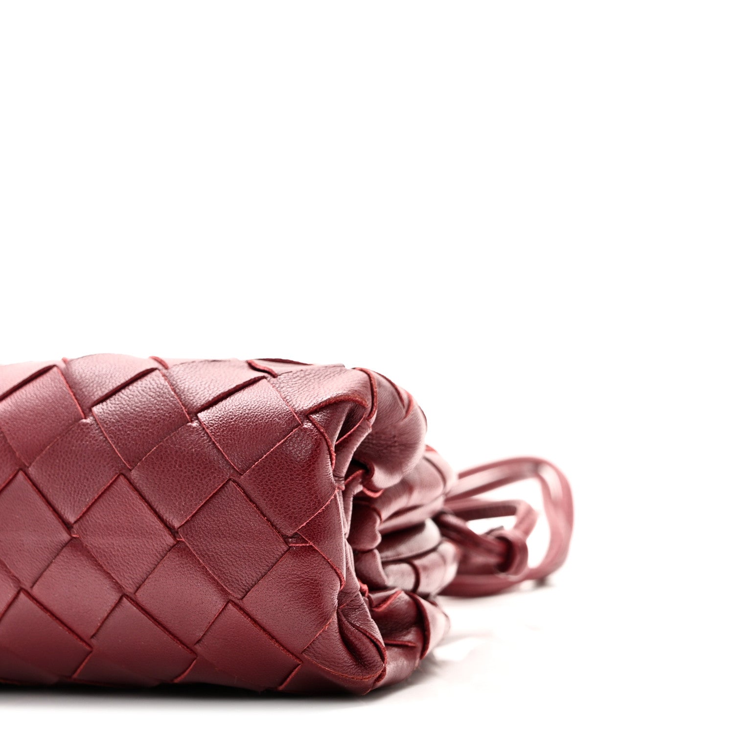 Bottega Veneta Nappa Intrecciato The Mini Pouch Bordeaux 9 of 9
