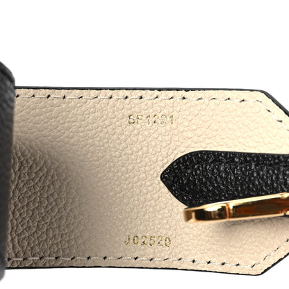 Louis Vuitton Empreinte Monogram Bandouliere Shoulder Strap Black Beige 3 of 4