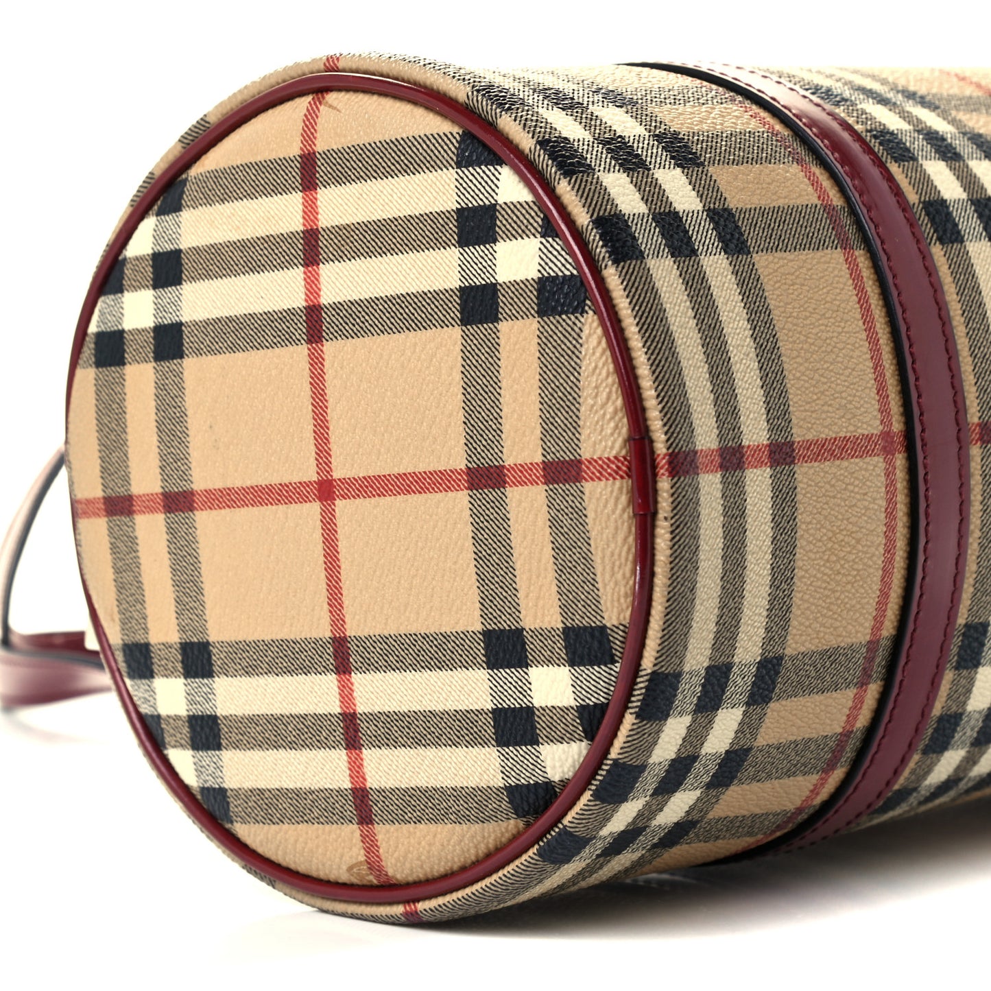 Haymarket Check Barrel Bag Brown